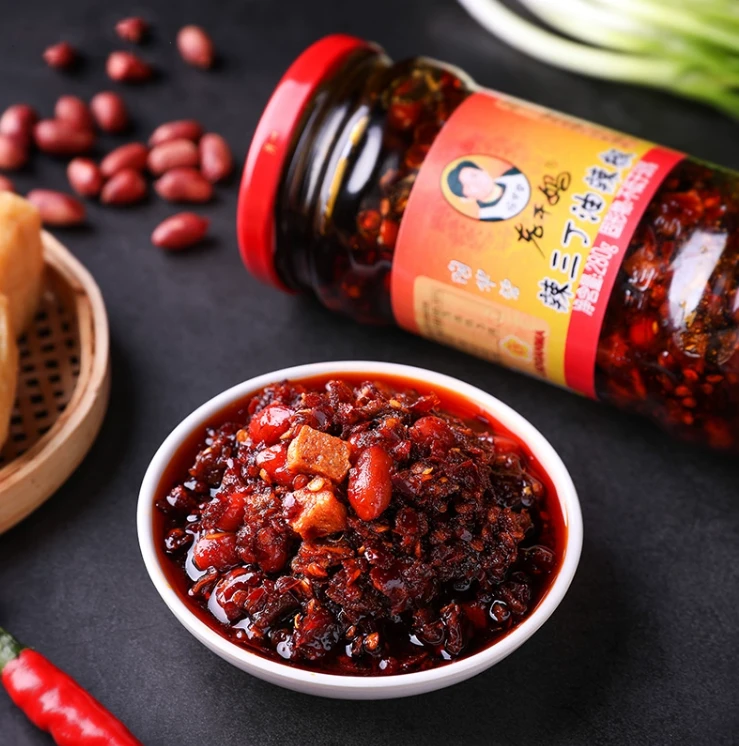 Lao Gan Ma Sauce pimentée croustillante - 280 g