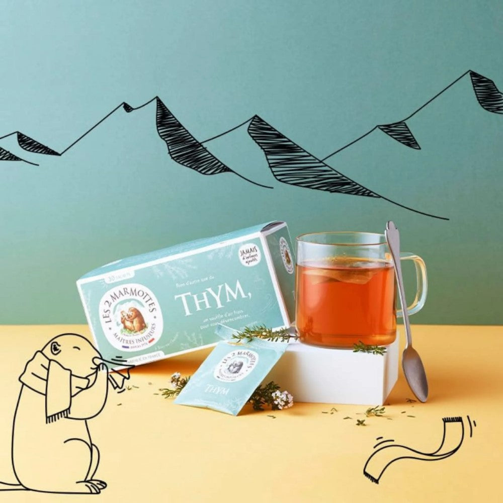 LES 2 MARMOTTES infusion thym 35g