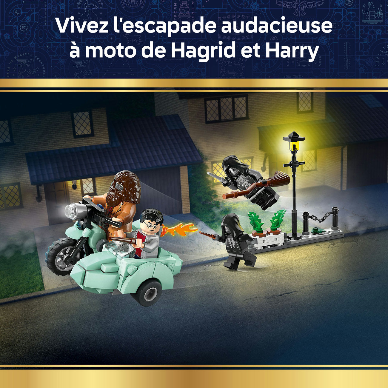 LEGO Harry Potter™ 76459 Hagrid™ et Harry s’échappent de Privet Drive