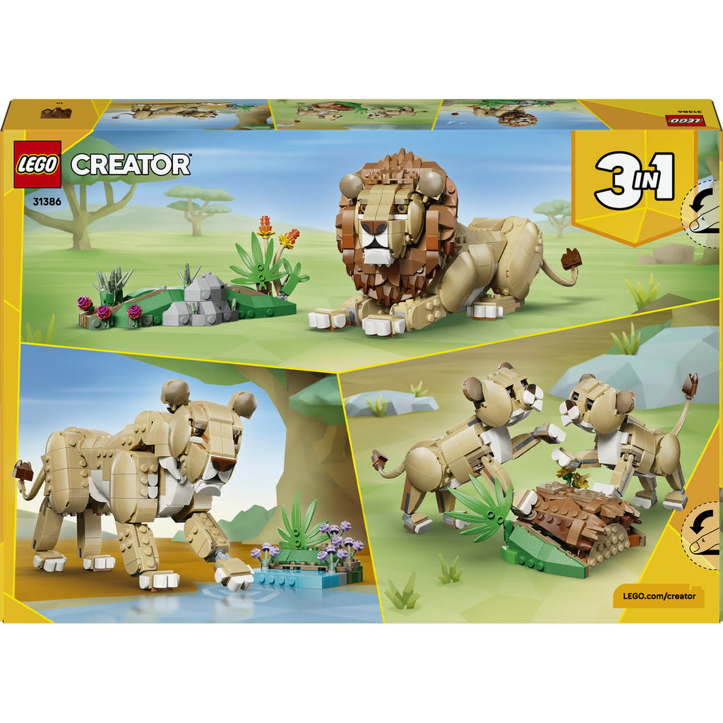 LEGO Creator 31386 Animaux Sauvages : Lion Majestueux