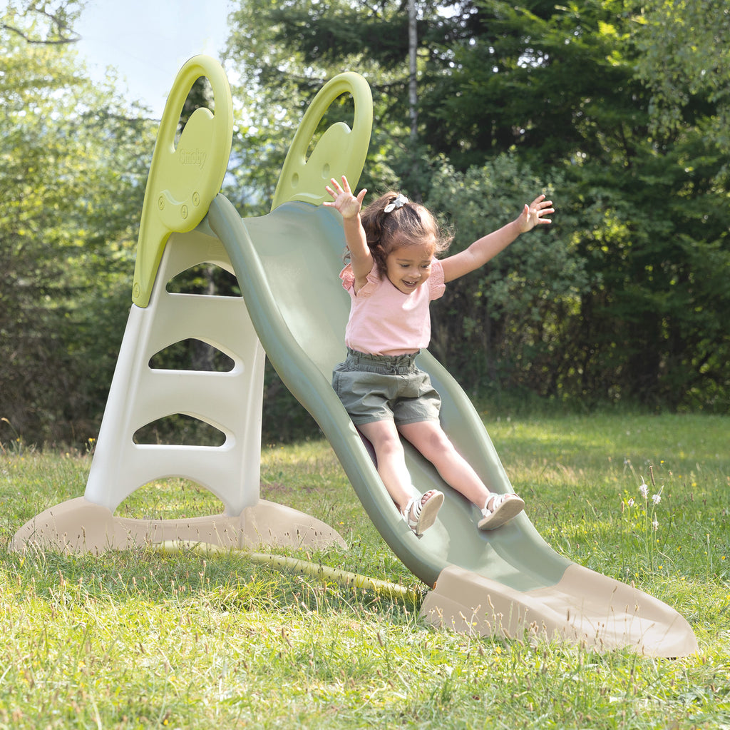 Smoby Life - Grande glissière XL - Glissière de 2,30 m - Échelle avec garde-corps, marches antidérapantes - Résistante aux UV, matériau recyclé - Dès 3 ans - Fabriqué en France