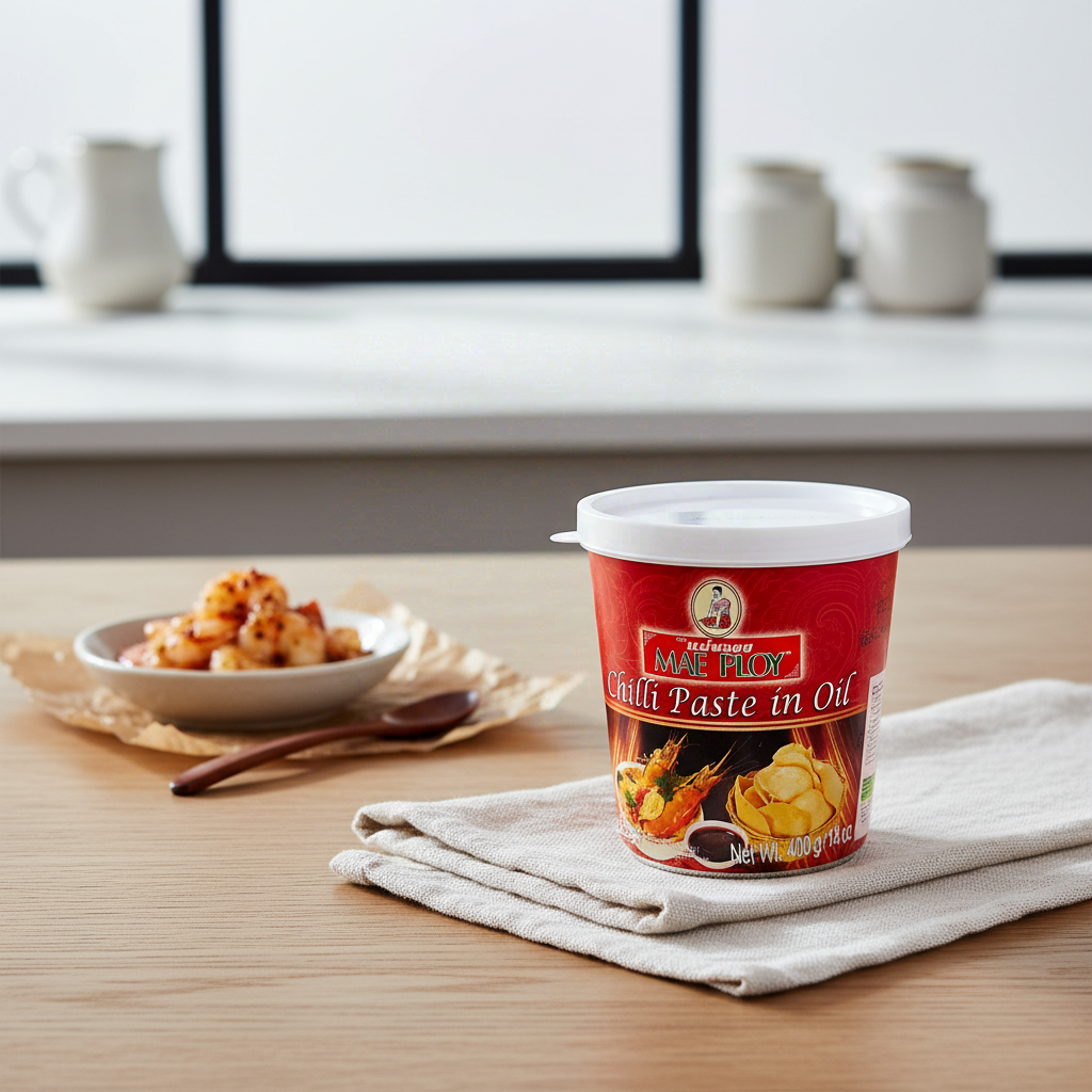 Mae Ploy Pâte de piment à l’huile 400 g