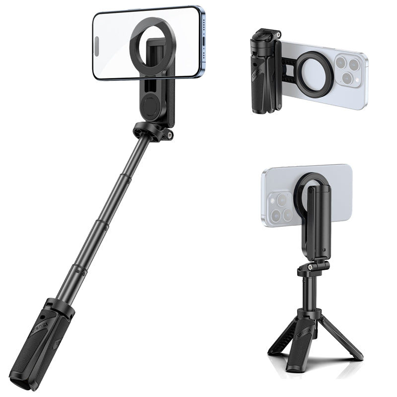 Ulanzi JJ03 Perche à selfie magnétique Bluetooth 3-en-1