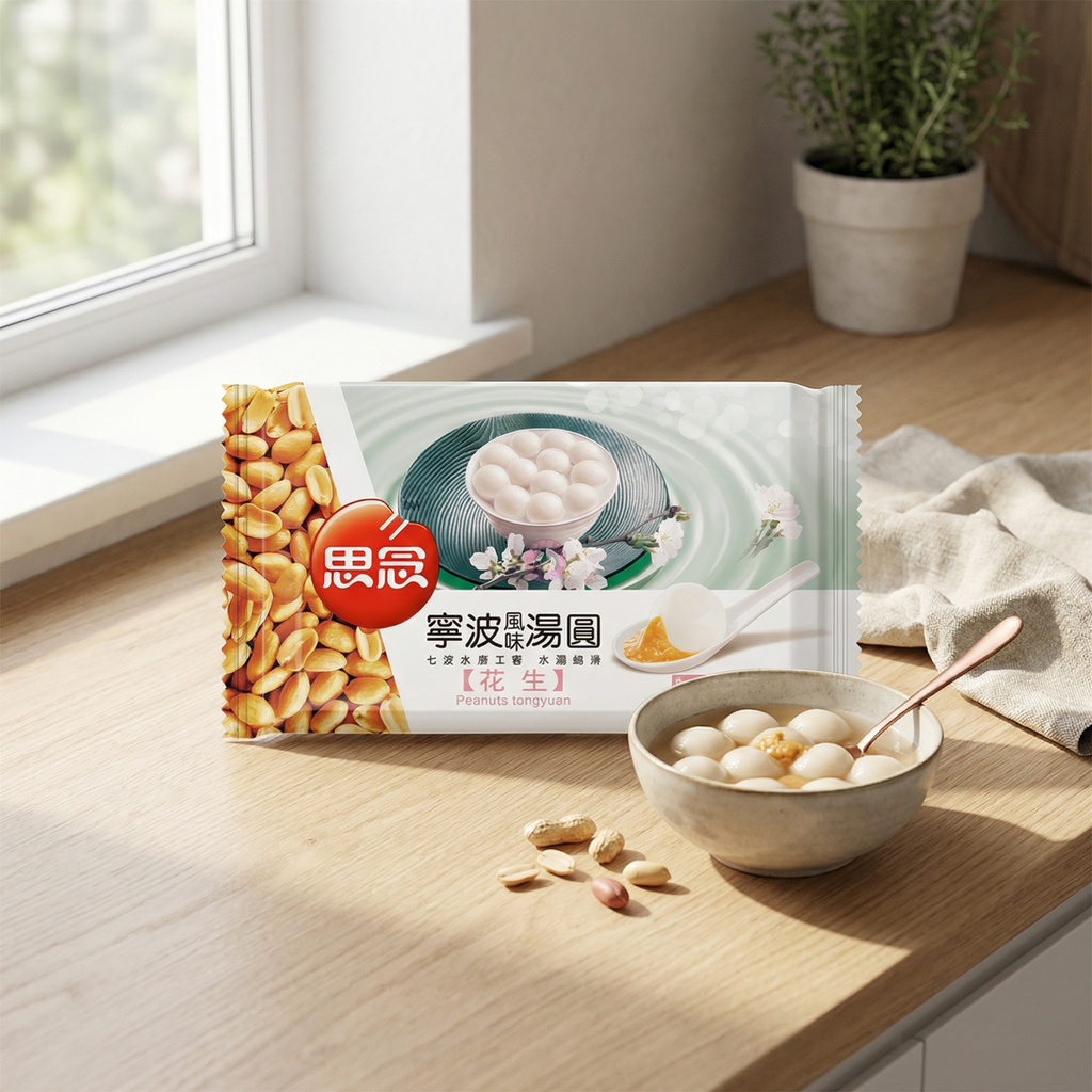 Synear Boulettes de riz gluant style Ningbo fourrées aux cacahuètes - 180 g