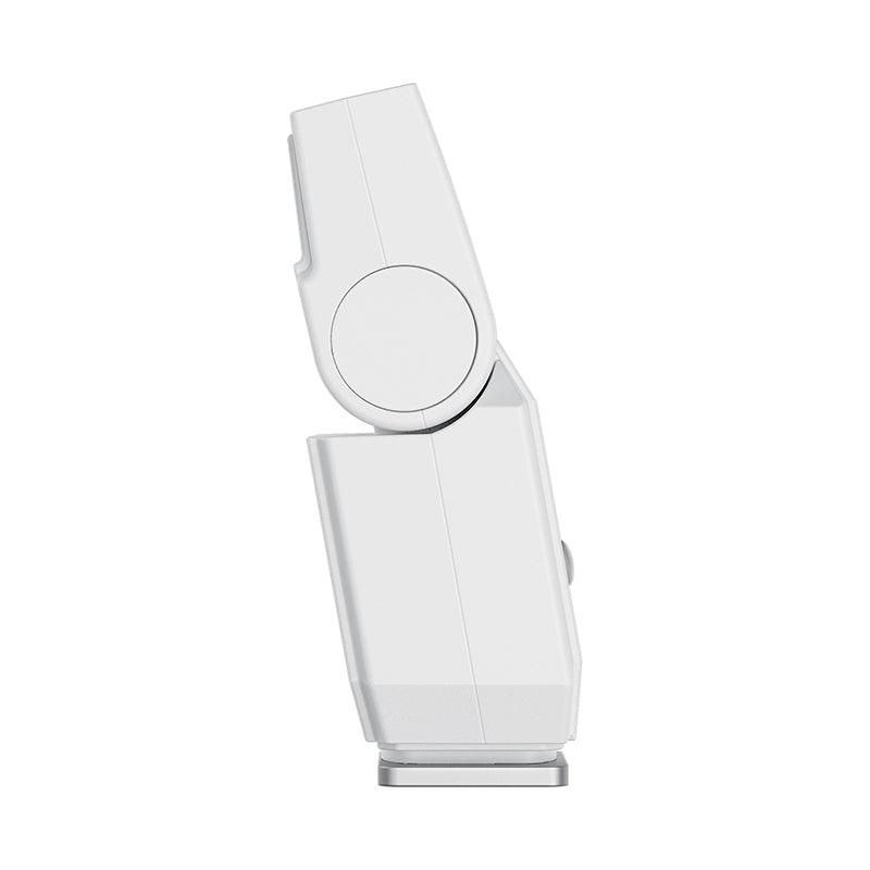 Ulanzi SL03 Mini flash avec éclairage vidéo, flash cobra GN8 6500 K, angle réglable à 90 °, 4 niveaux de puissance (1/8~1/1), griffe porte-accessoire pour reflex numériques Sony/Canon/Fuji, Blanc