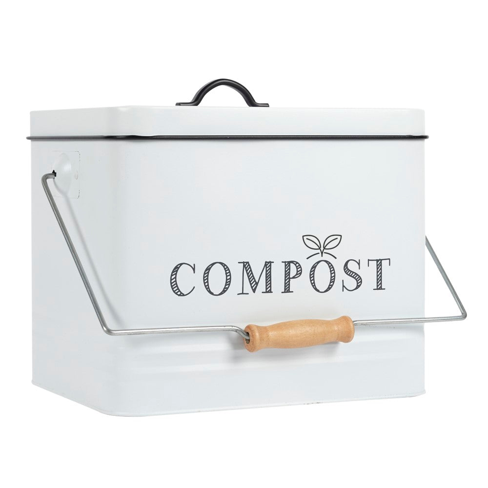 JE CHERCHE UNE IDEE Seau à compost en métal 10 L