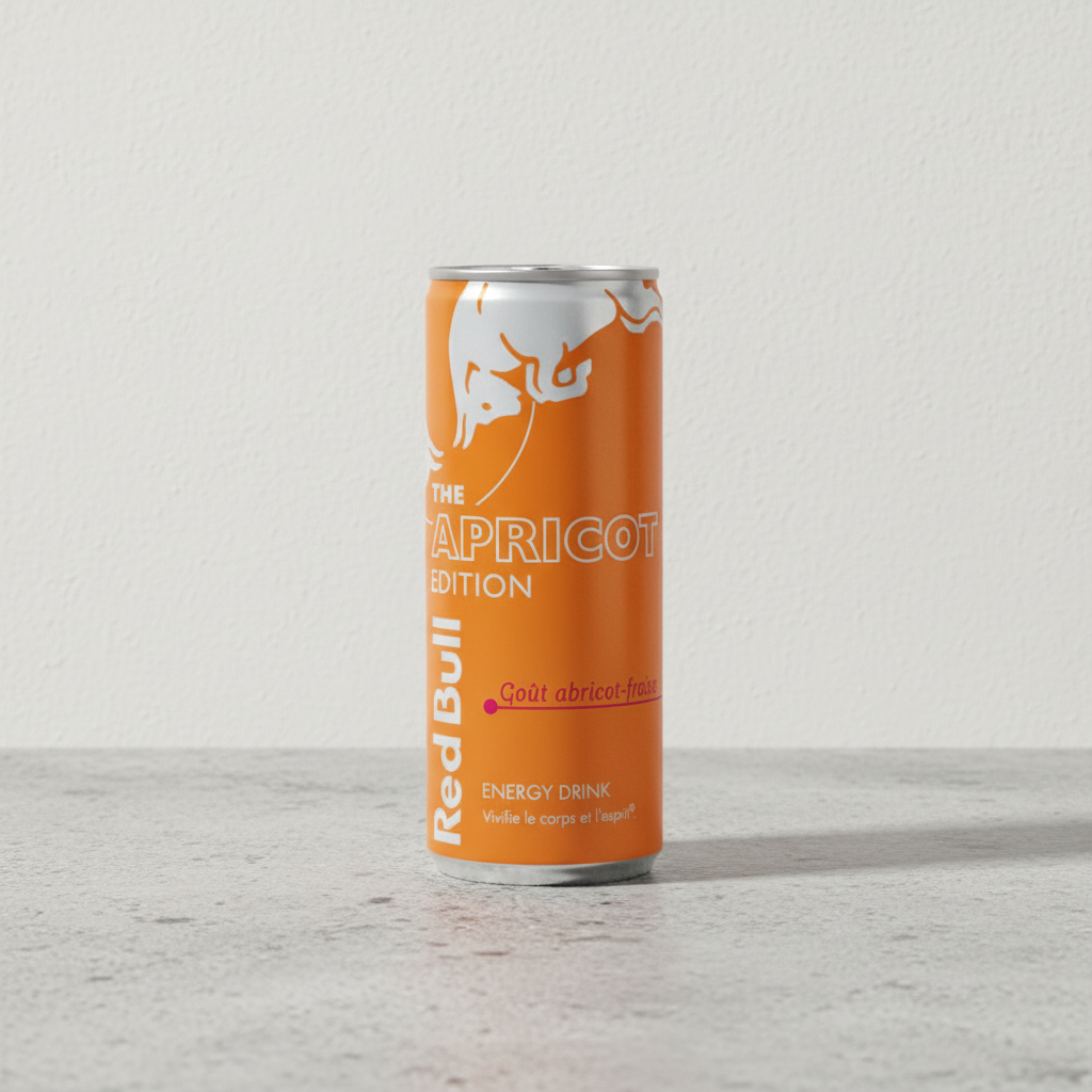 Red Bull boisson énergisante abricot-fraise - 24 x 250 ml