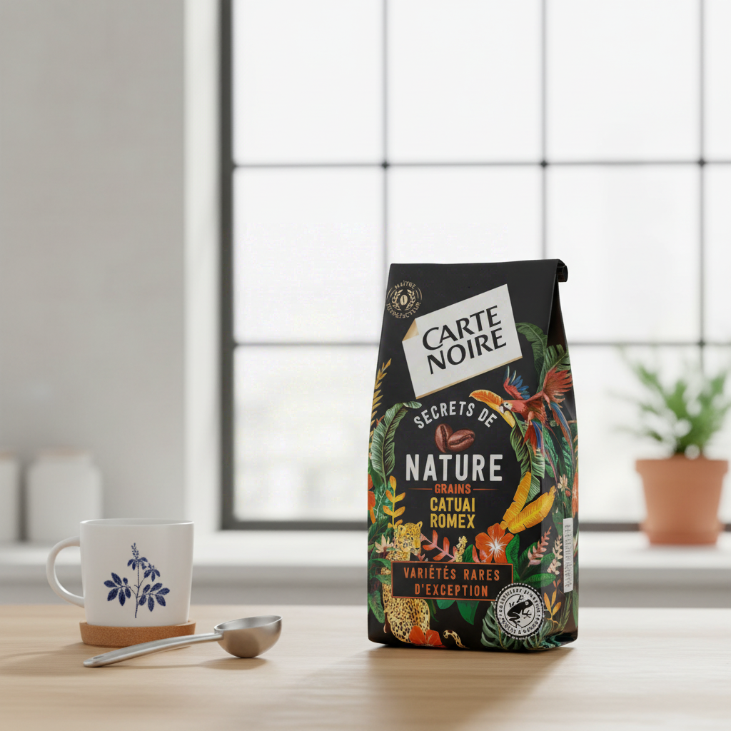 CARTE NOIRE Grains Secrets de Nature Cactus Romex - 1 kg