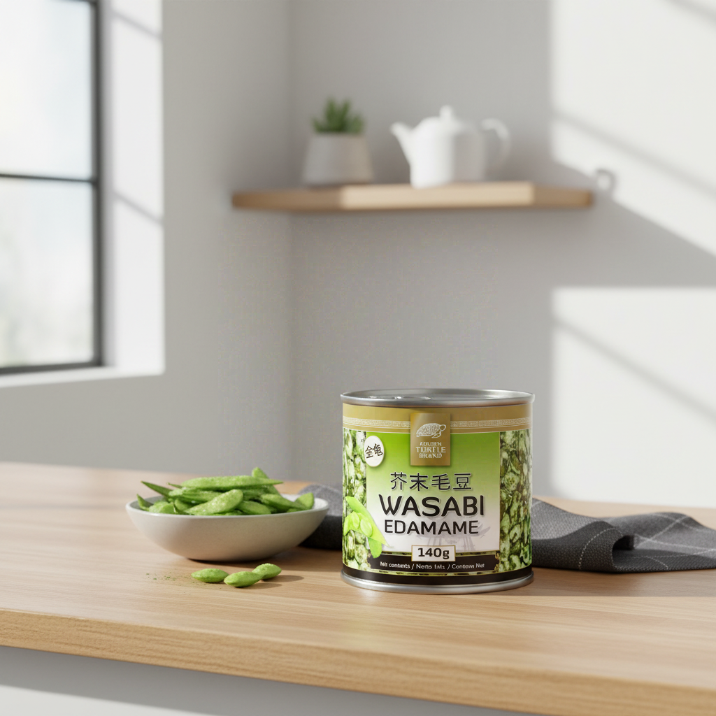 GOLDEN TURTLE Edamame enrobés de wasabi - 140 g