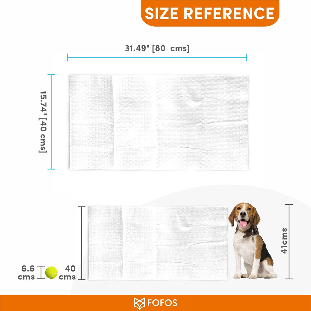 FOFOS Serviettes jetables pour chiens et chats taille L - 80 x 40 cm