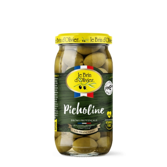 LE BRIN D'OLIVIER Olives Vertes Picholines 370 g