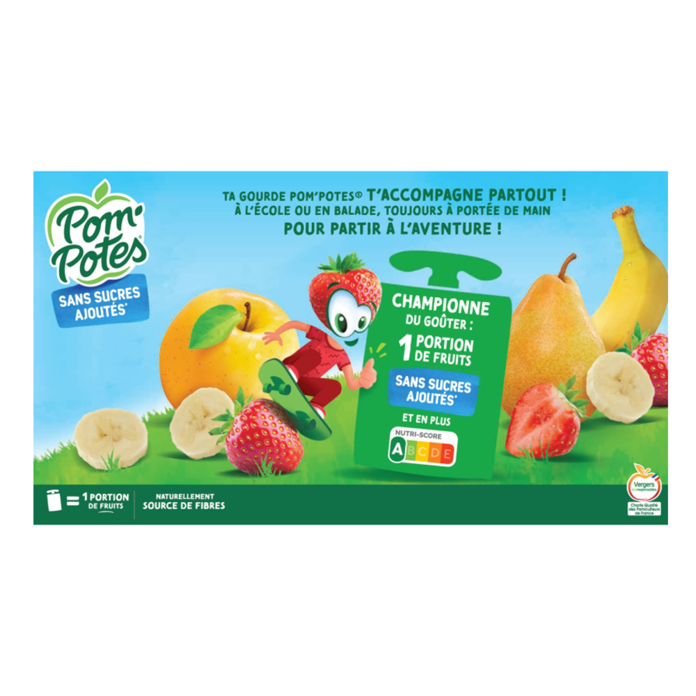 POM'POTES gourdes assortis 12x90g