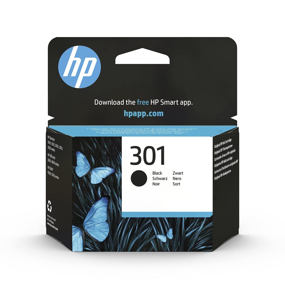 HP Cartouche d'encre d'origine 301 Black CH561EE#UUS