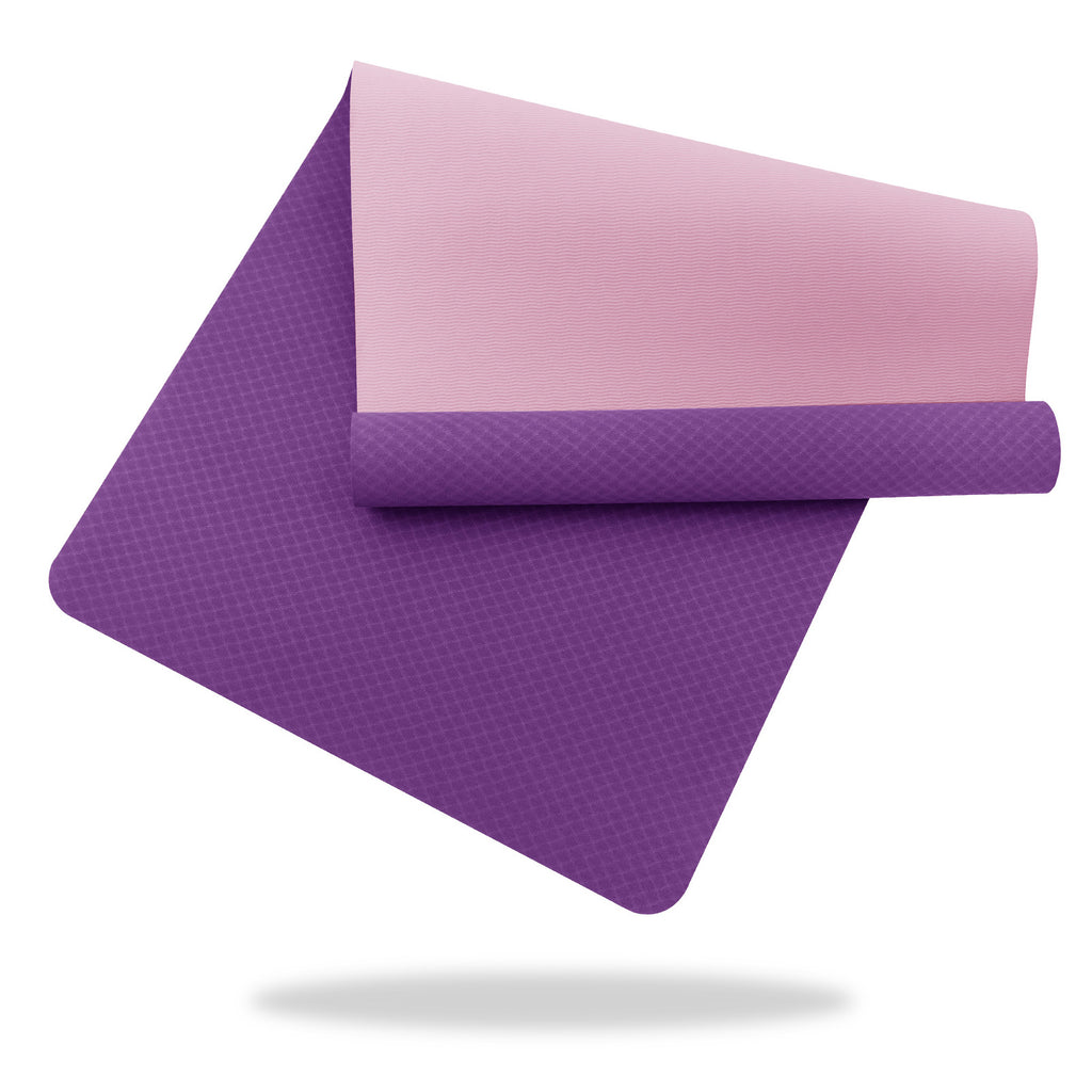 Miss Lulu Good Nite Tapis De Yoga Très Grand 190 x 80 x 0,6 cm Antidérapant TPE Tapis De Gymnastique Tapis De Sport Tapis De Fitness Tapis D'entraînement Tapis De Pilates Pour Yoga