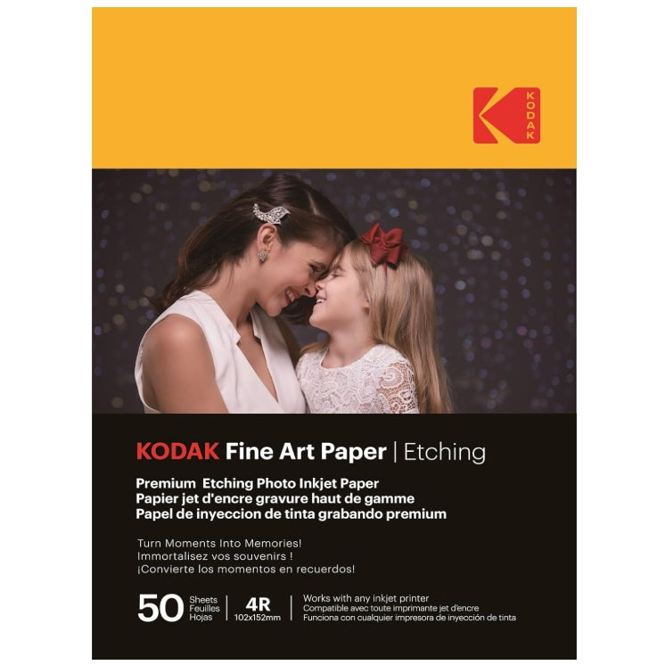 Kodak Papier d’art - 50 feuilles A6 (10 x 15 cm), 210 g/m²