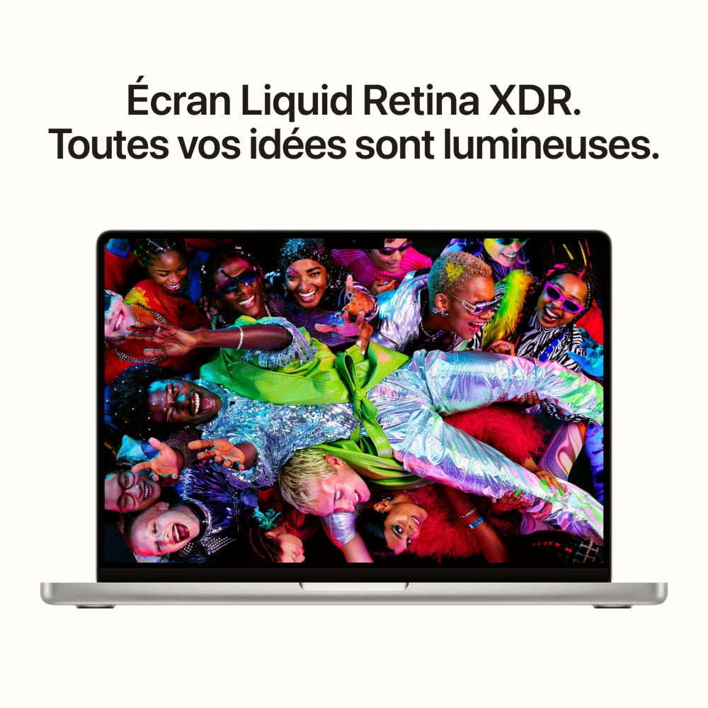 Apple MacBook Pro 14 pouces M5 Pro avec CPU 15 cœurs et GPU 16 cœurs RAM 24 Go, 1 To SSD Argent, AZERTY