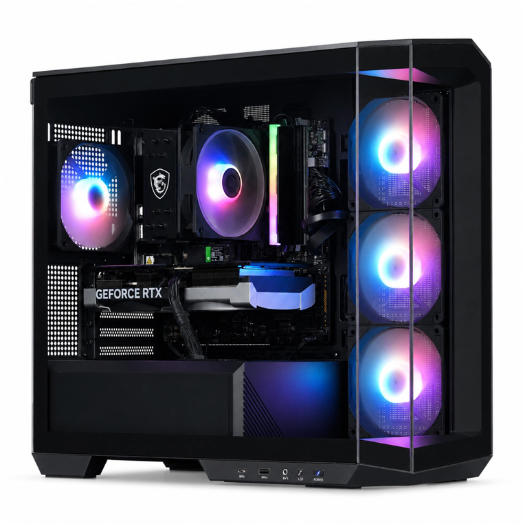 PC Gamer - RTX 5060 Ti 8 Go - Ryzen 7 8700F - 16 Go DDR5 - 1 To