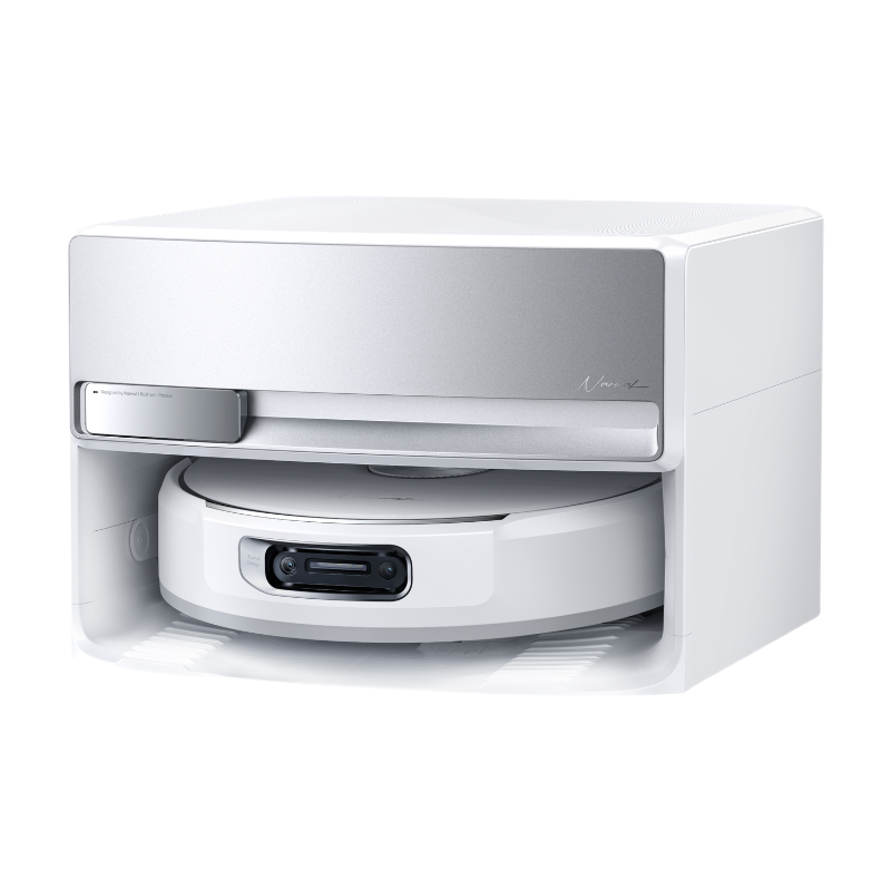 Narwal Flow Robot aspirateur laveur avec kit de raccordement à l'eau – Blanc