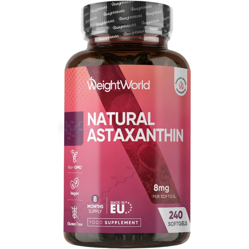 WeightWorld Astaxanthine 8 mg 240 gélules molles