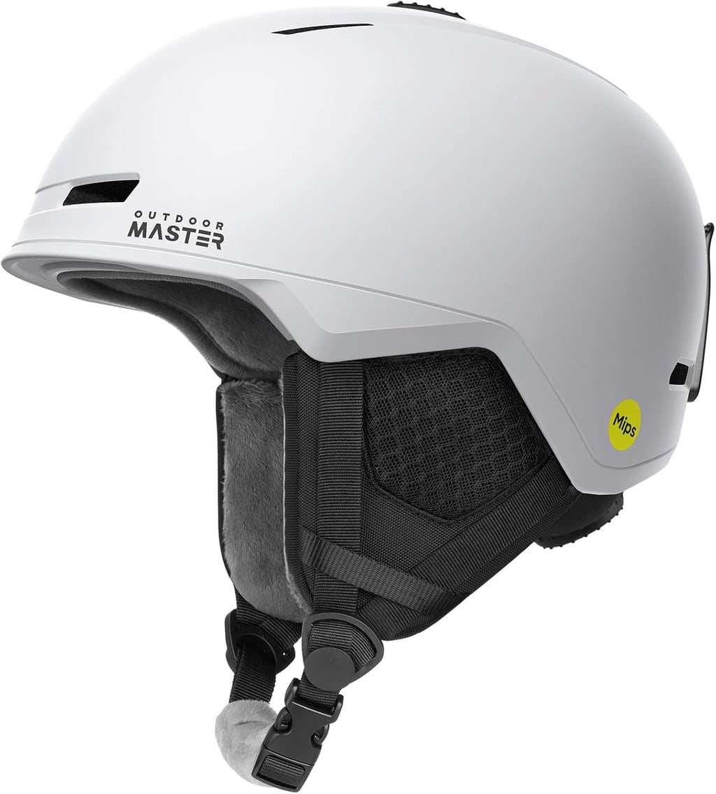 OutdoorMaster Diamond IIMIPS Casque de ski blanc - Taille S