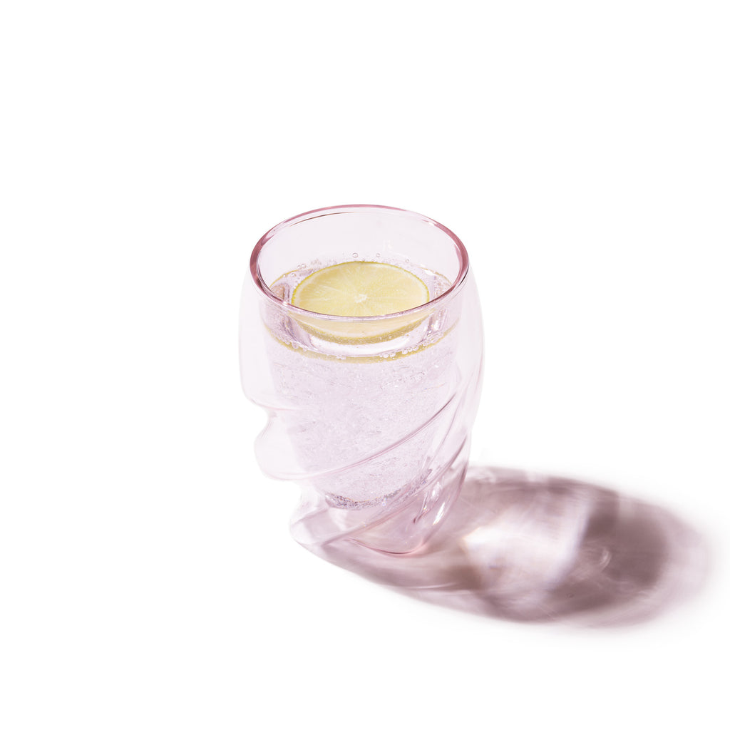 Bodum Verres à double paroi Pavina Paris, Lot de 6, Rose transparent, 270 ml, Compatibles lave-vaisselle, Verre borosilicate soufflé bouche