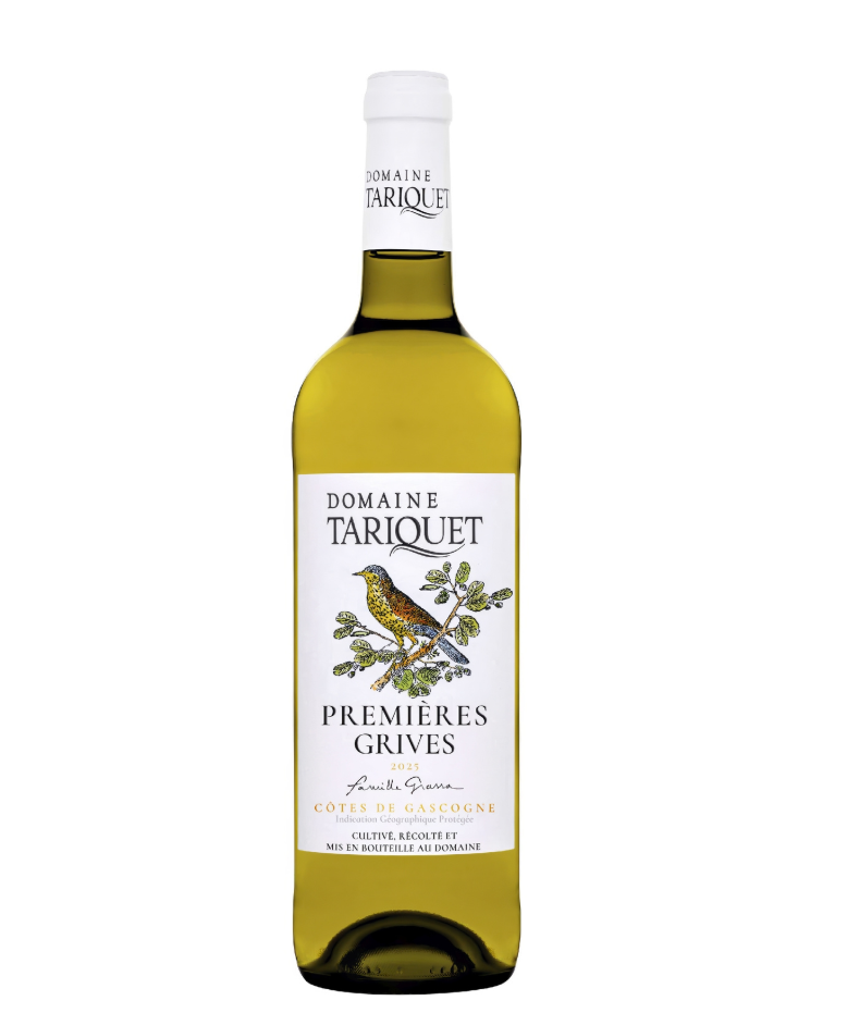 DOMAINE TARIQUET Vin IGP Côtes De Gascogne Premières Grives 75cl
