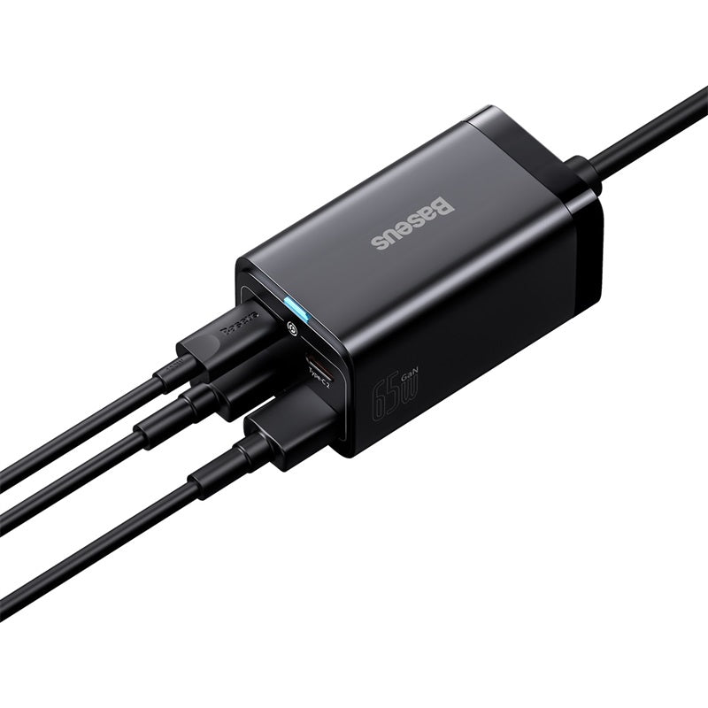 Baseus GaN3 Pro Chargeur rapide de bureau à 4 ports 65 W