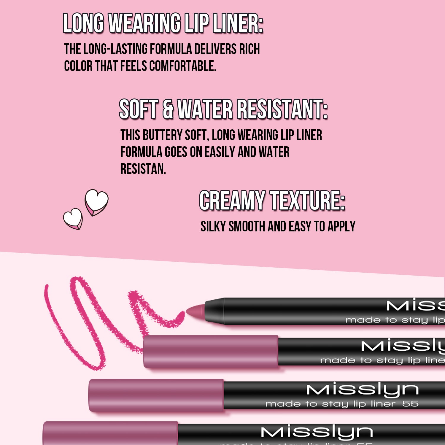 Misslyn Crayon contour des lèvres longue tenue 55