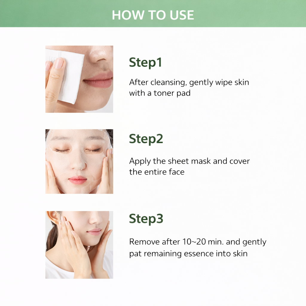 Dr.Jart+ Patch masque hydratant apaisant à l’eau de pilule verte 5 feuilles