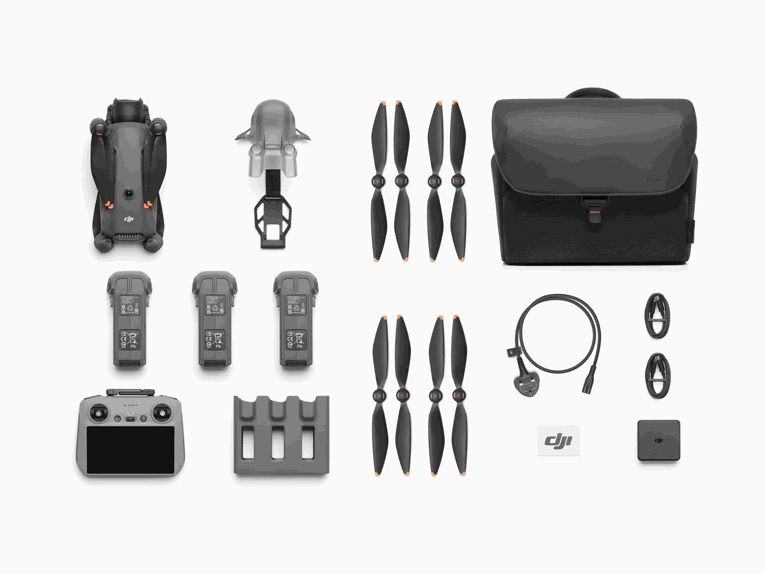 DJI Mavic 4 Pro Kit Fly More avec DJI RC 2, drone triple caméra Hasselblad 4/3 100 MP CMOS, autonomie 51 min, transmission vidéo 30 km, station de recharge