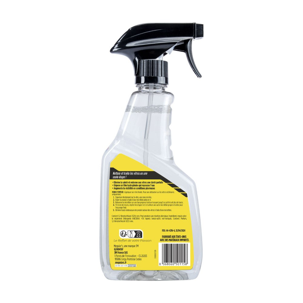 Meguiar's® Ultimate Glass Cleaner & Water Repellent-FR G240416F, 16 oz, 6 Bottle/Case