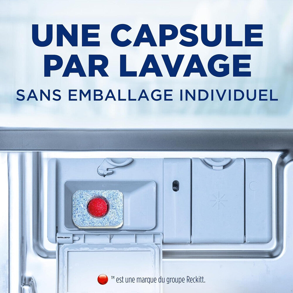Finish Power All-in-1 Tablettes Lave-vaisselle, Sans Parfum, 2 x 100 Tablettes (= 200 Tablettes)