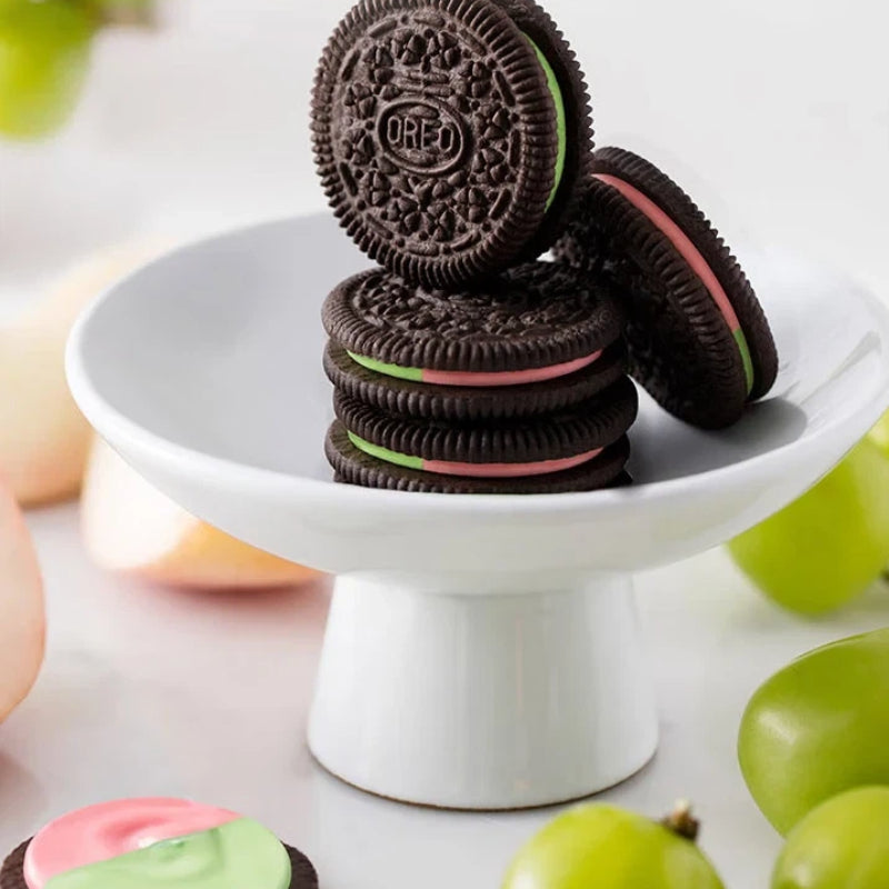 Oreo Crystal biscuits fourrés saveur raisin et pêche 97 g