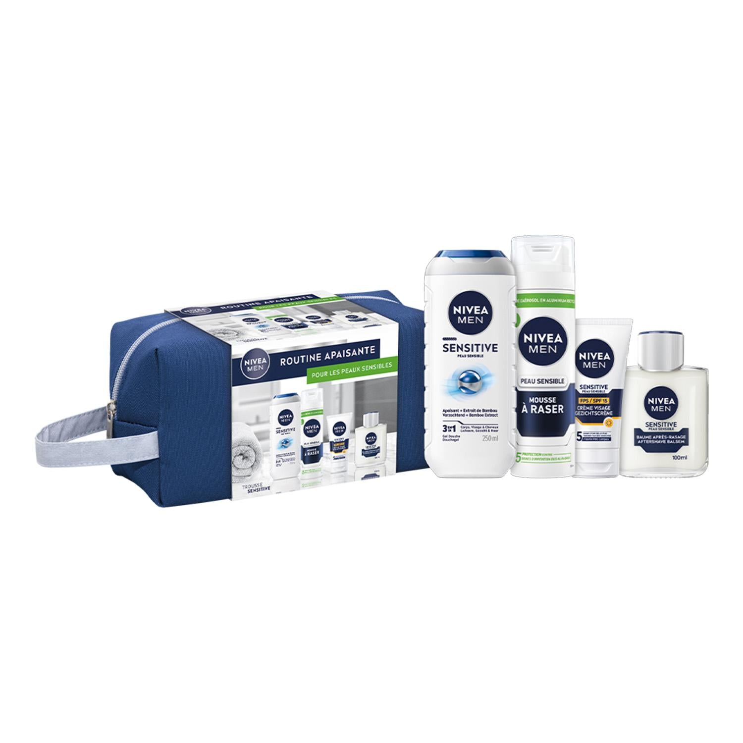 NIVEA MEN Trousse Visage & corps Routine Sensitive