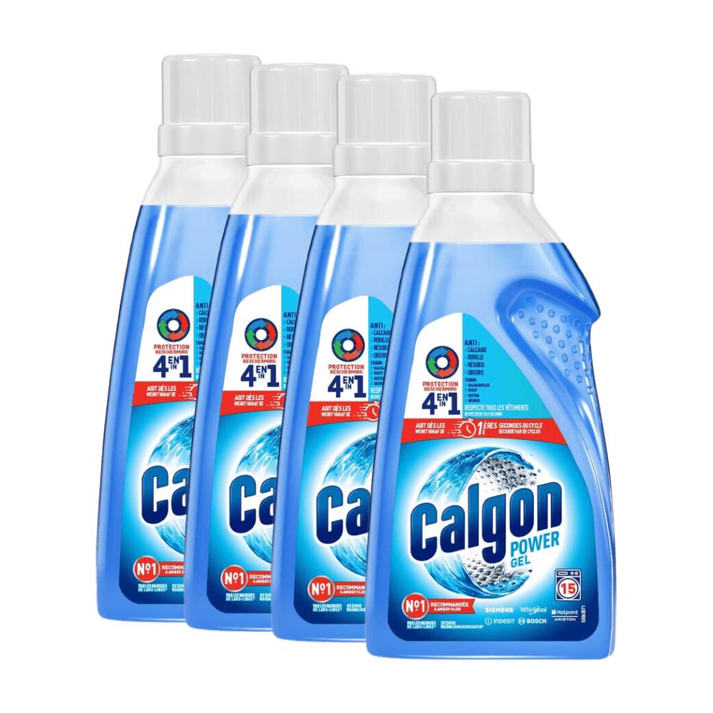 Calgon 4 en 1 Gel Détartrant Lave-linge 4 x 750 ml (= 3 L)