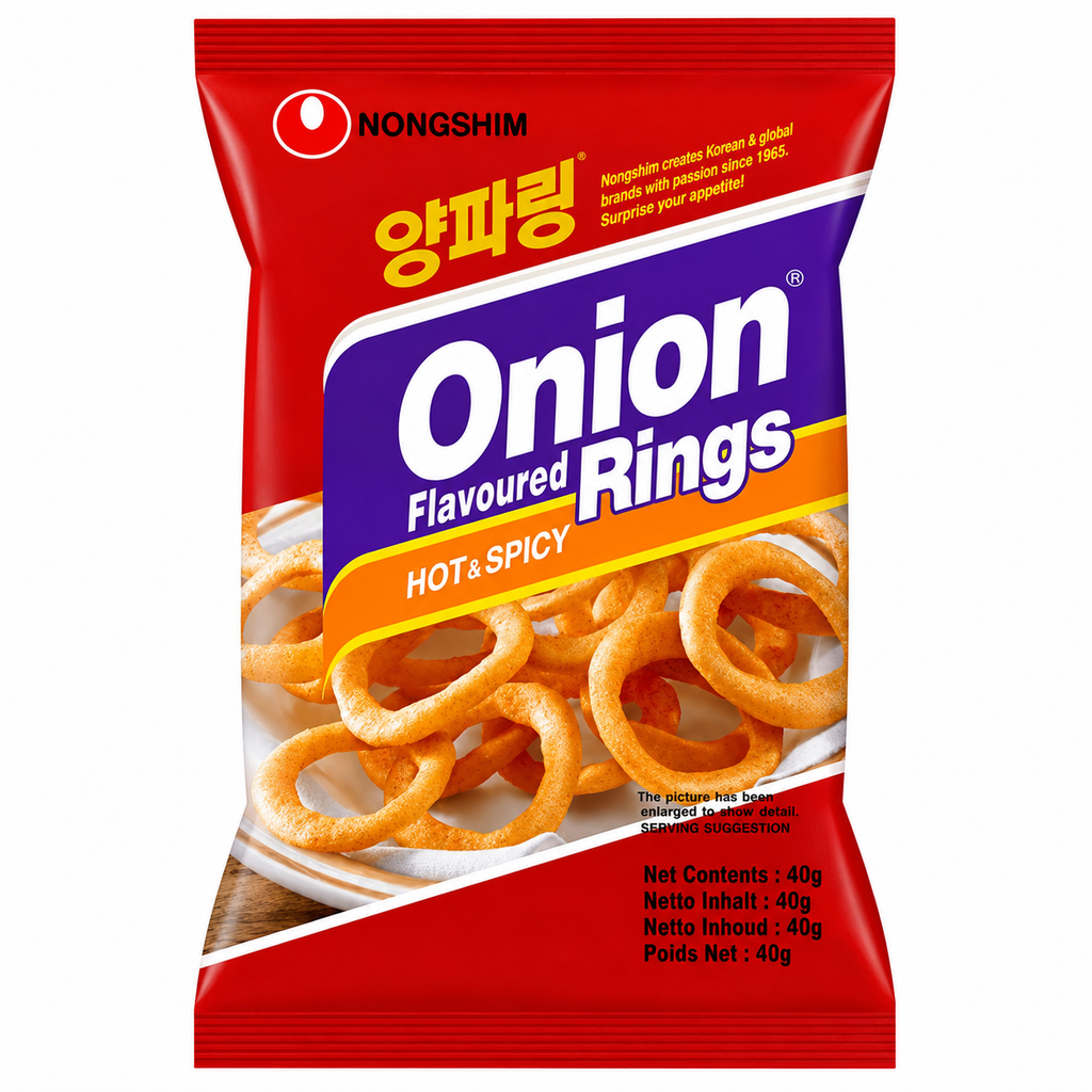 Nongshim Rondelles à l’oignon Piquantes 40 g