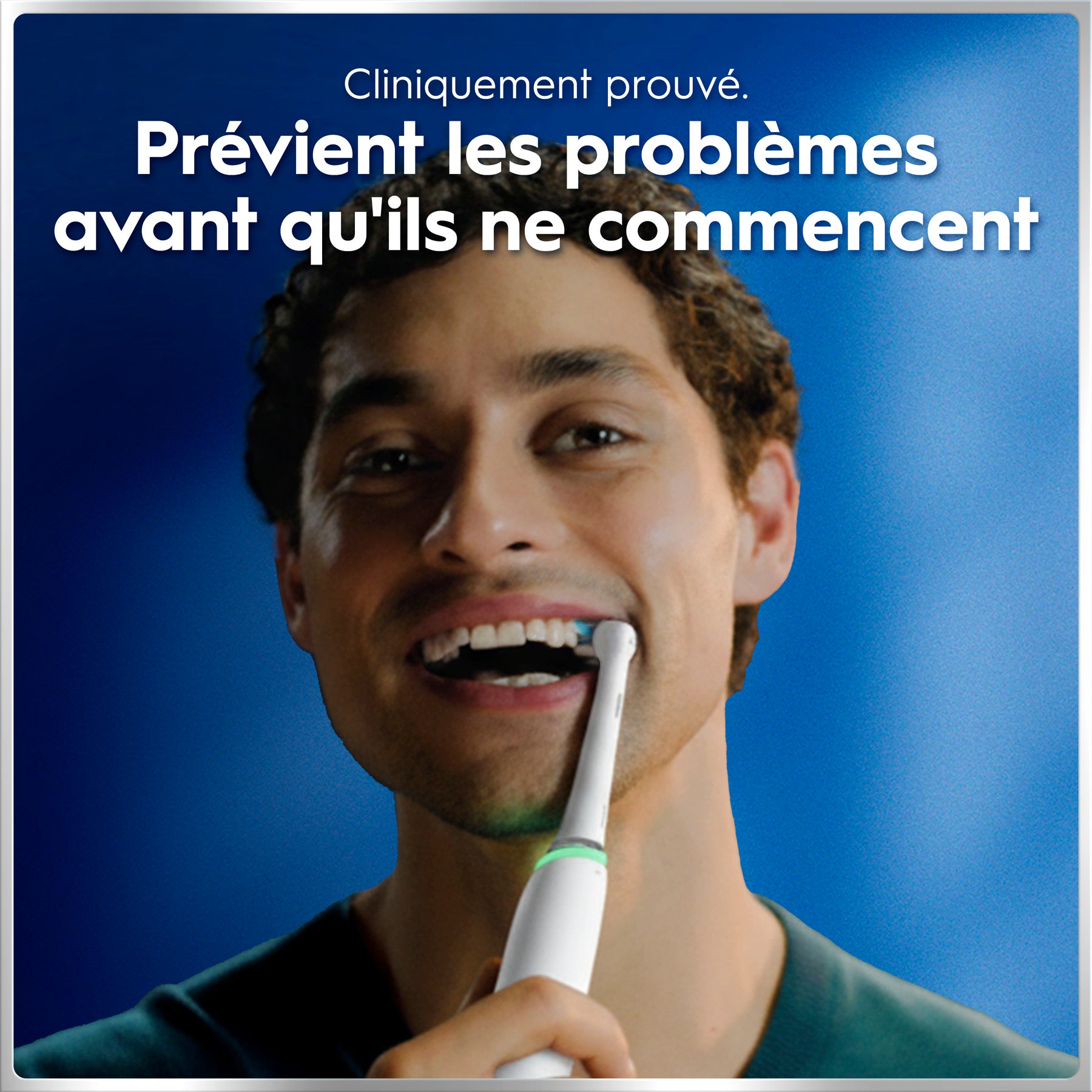 Oral-B iO 6 Brosse à dents électrique Lot de 2 Rose et blanc 2 têtes de brosse