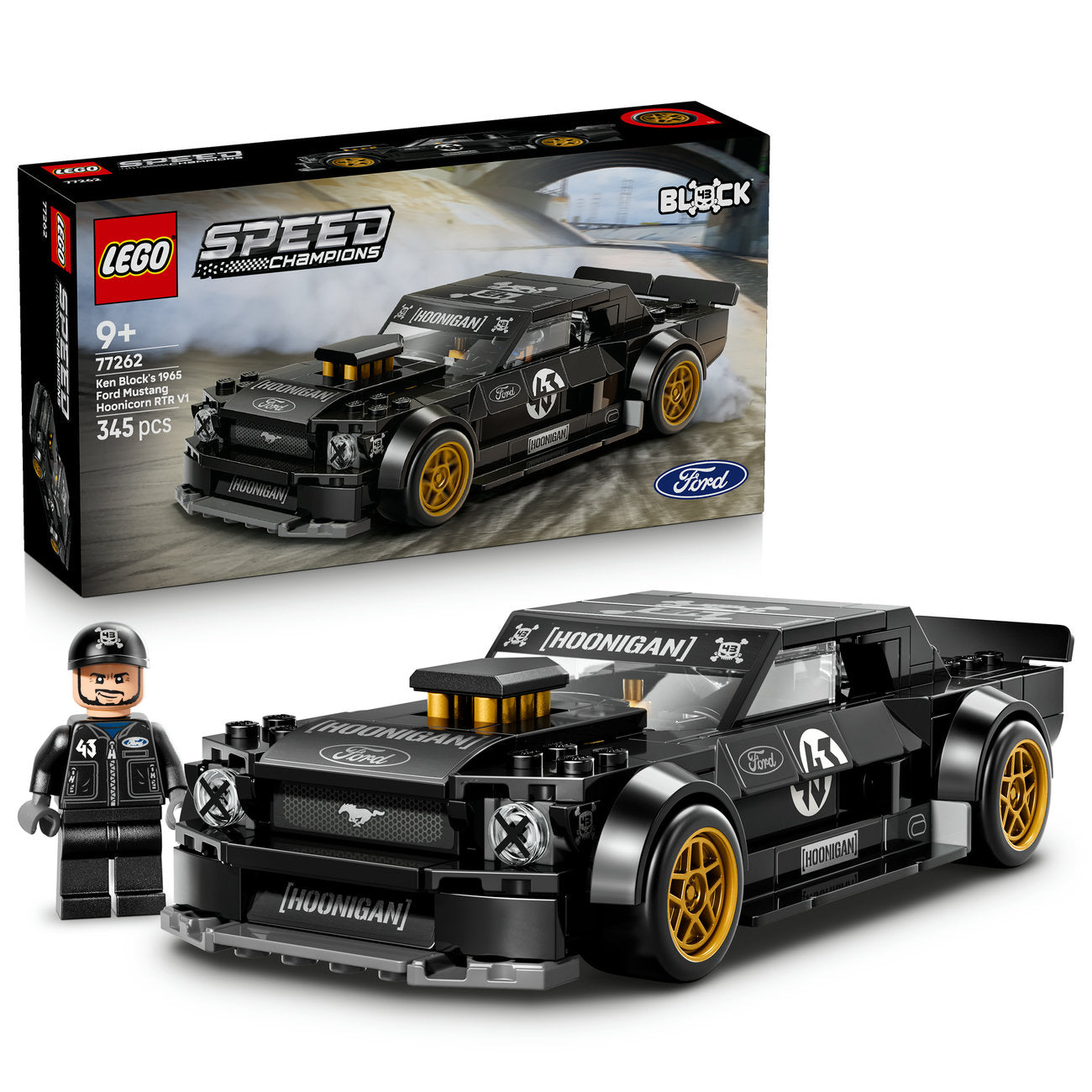 LEGO Speed Champions 77262 La Ford Mustang Hoonicorn V1 de 1965 de Ken Block