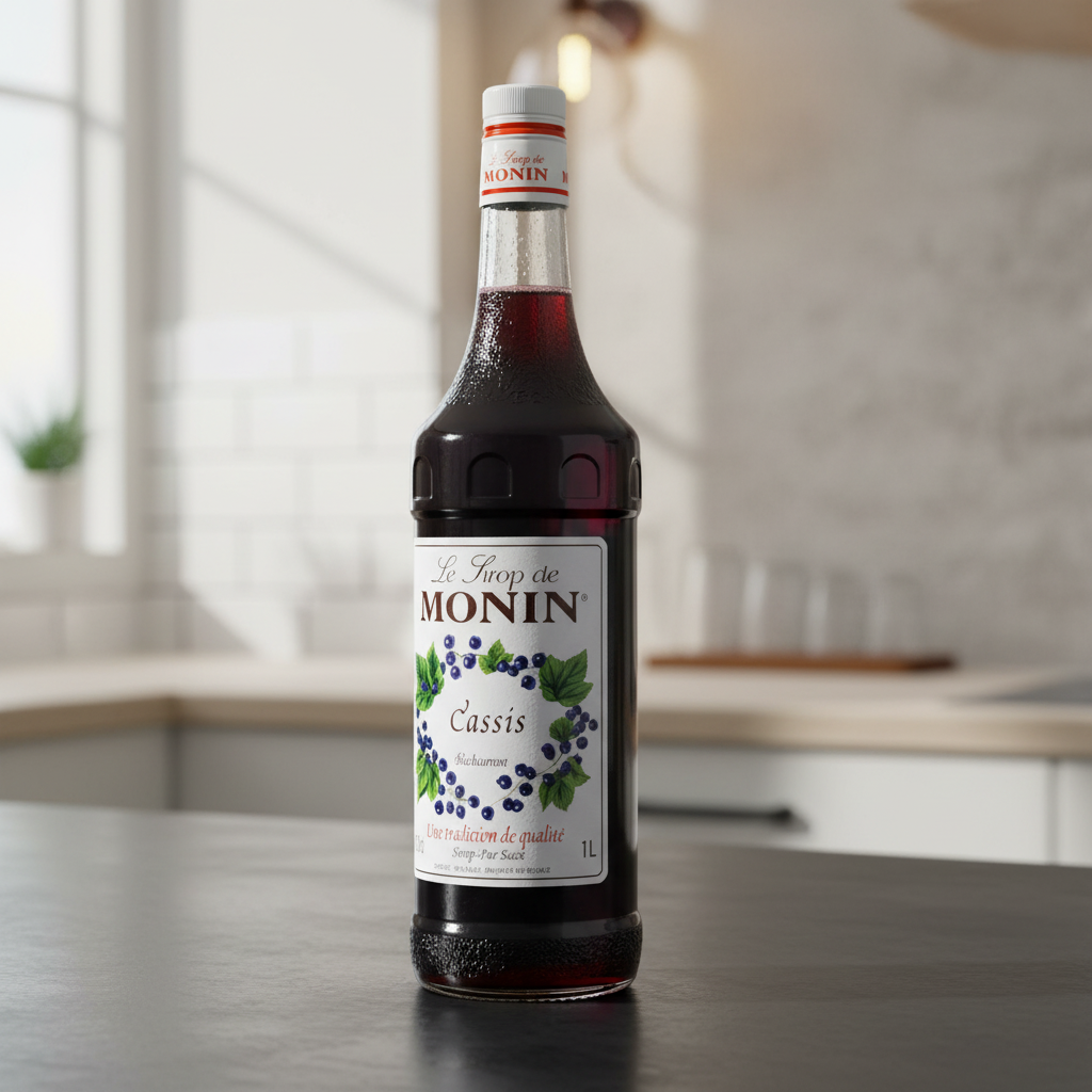 MONIN Sirop saveur cassis - 1 L
