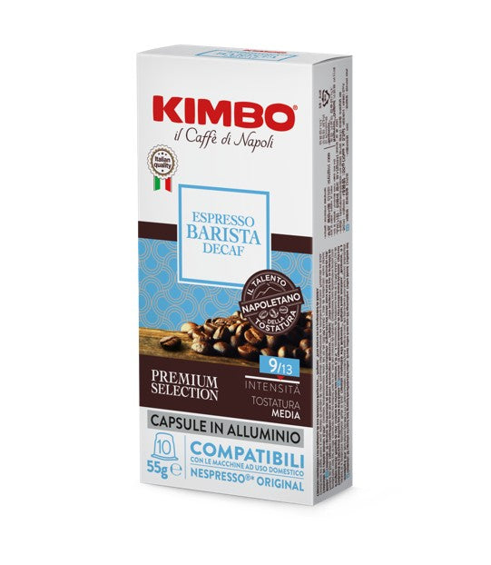 KIMBO Café capsules Nespresso Décaféiné x10 55g