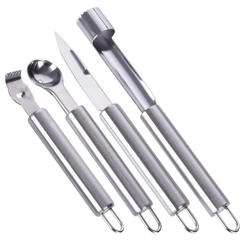 Alpina Kit d'outils pour fruits, 4 pièces, inox