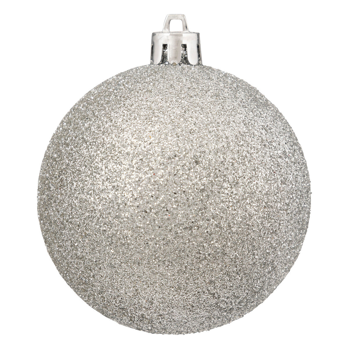 Atmosphera Lot de 18 boules de Noël argent