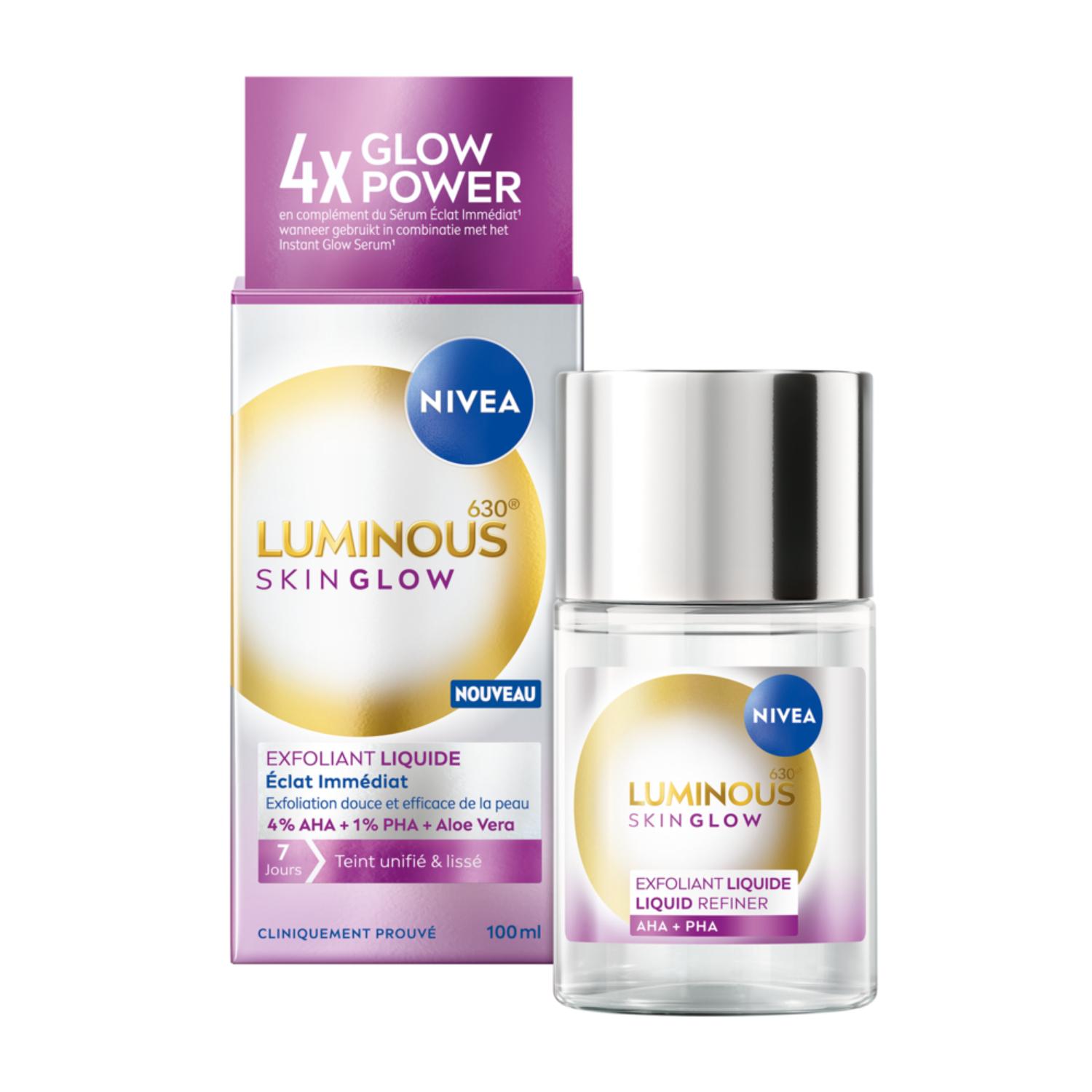 NIVEA Luminous630 Skin Glow Visage Soin Exfoliant Quotidien 100 ml