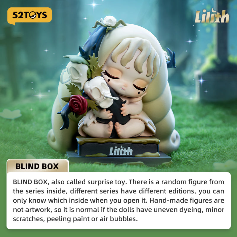 52TOYS Lilith Mary Série Century Boîte Mystère Figurine de Collection Gothique Noire Décoration de Bureau Cadeau d'Anniversaire Une Figurine Aléatoire par Commande