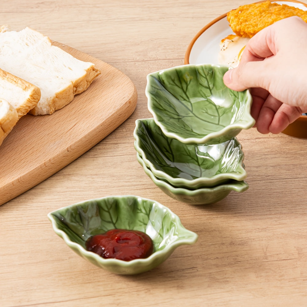YumiPLUS Kit d’apéritifs en forme de feuille, 6 pièces