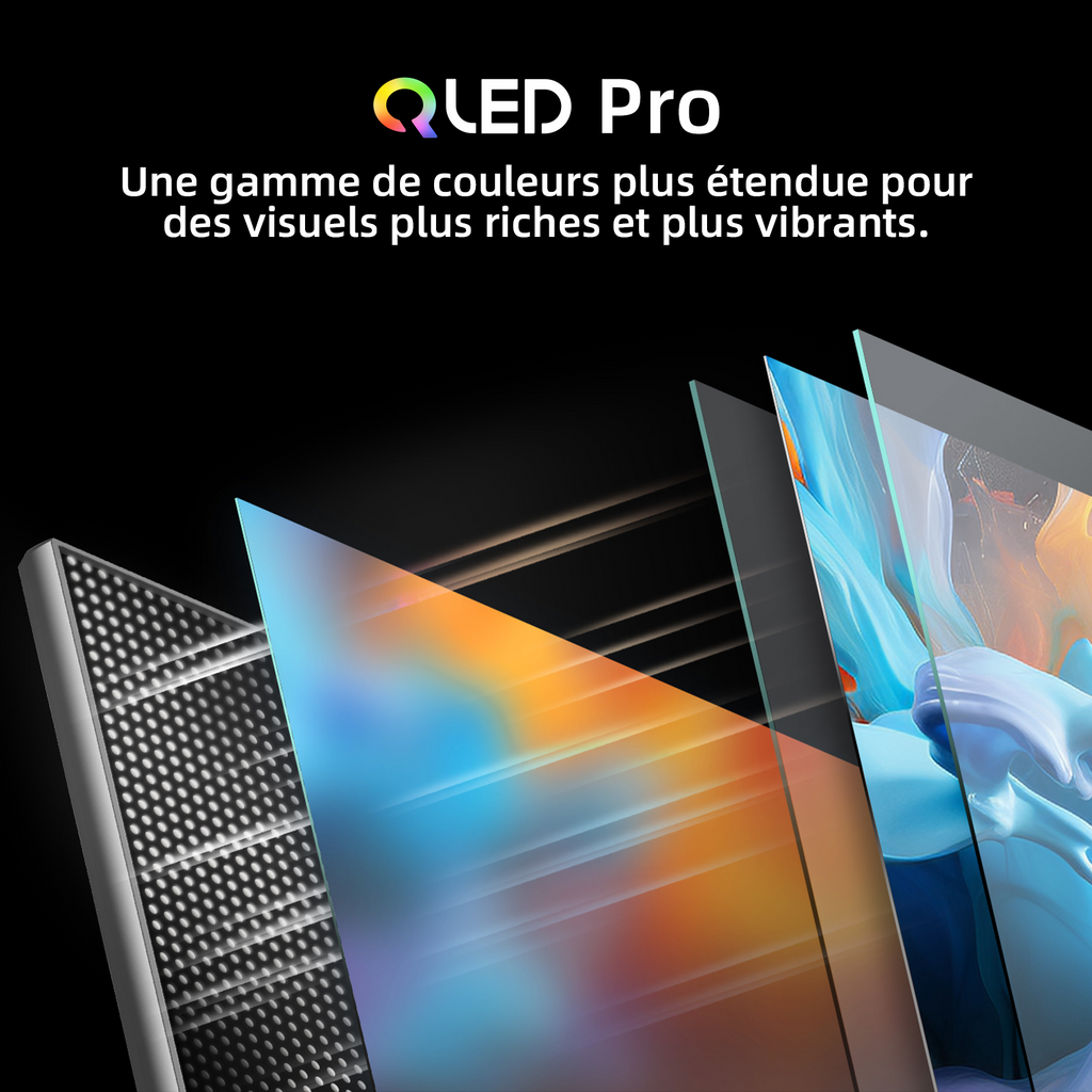 CHiQ QLED Pro TV U43QM10E 43 pouces 4K UHD Google TV