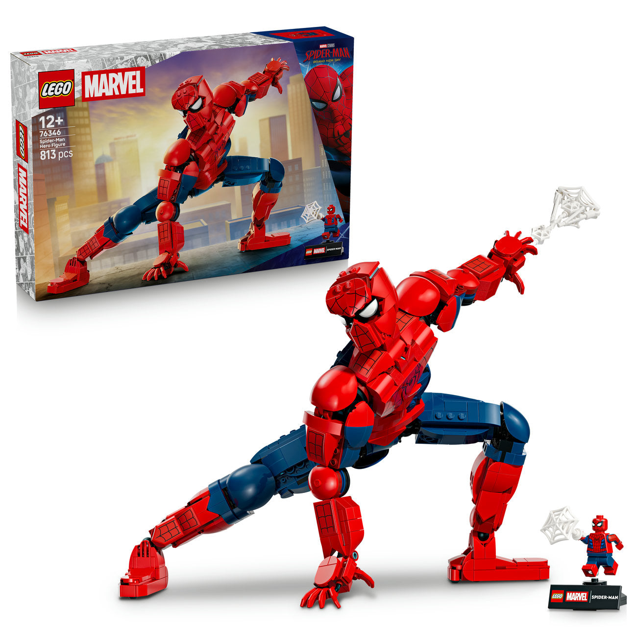 LEGO Marvel Spider-Man Set de Construction Figurine Héros 76346