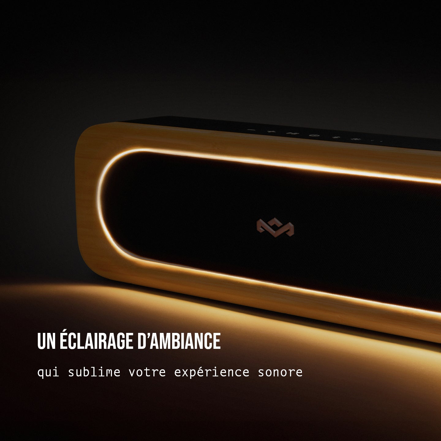 House of Marley Get Together 3 Enceinte Bluetooth portable compatible iPhone iPad Samsung & autres - Noir