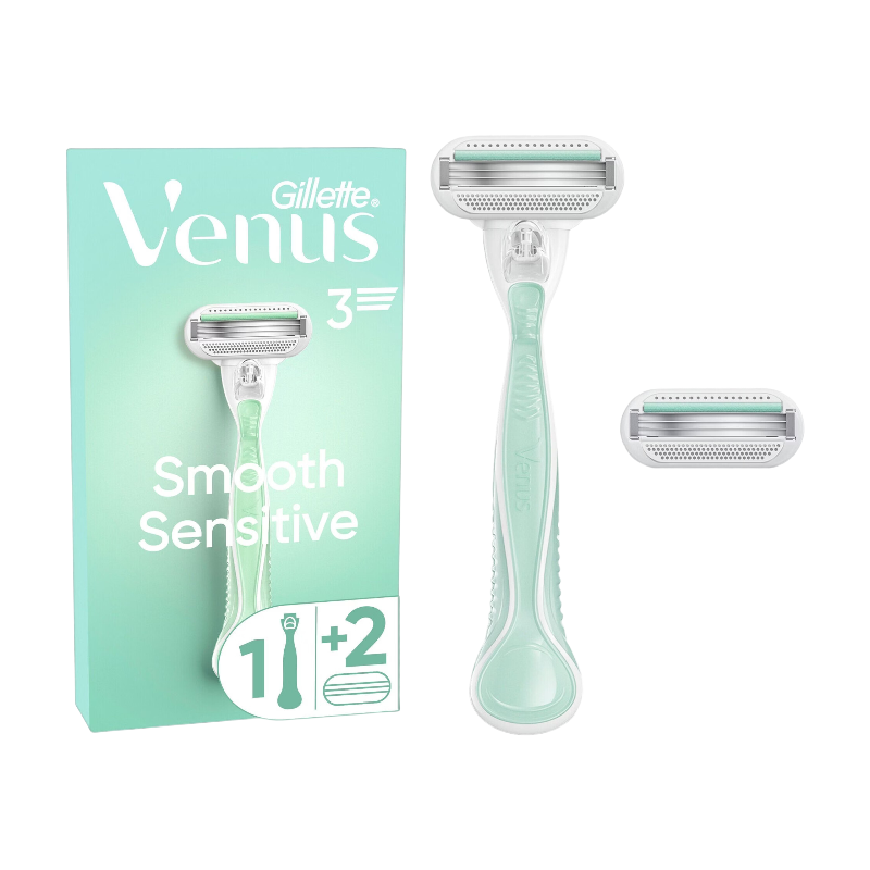 Gillette Venus rasoir Smooth Sensitive+ - 2 recharges