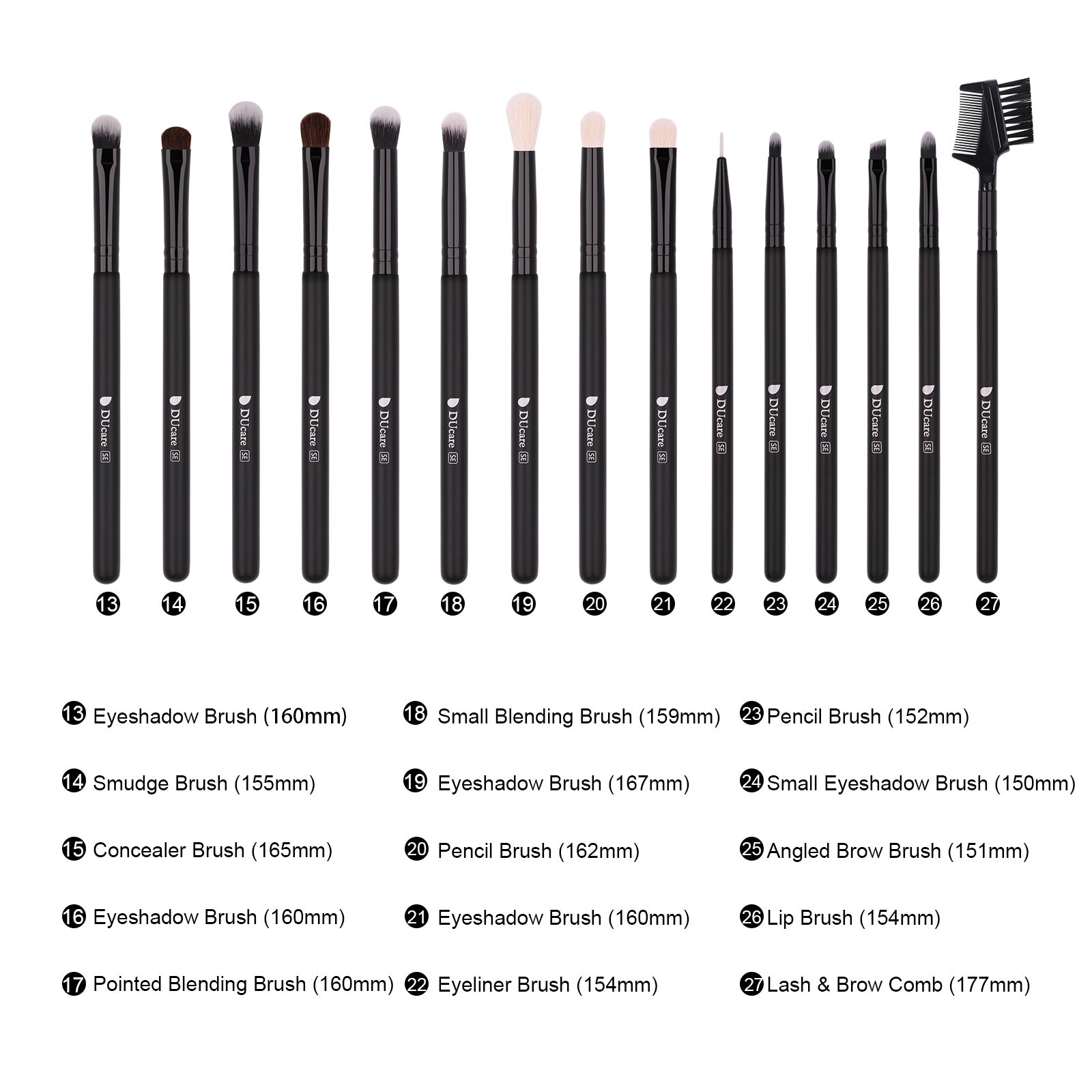 DUcare Kit de pinceaux de maquillage